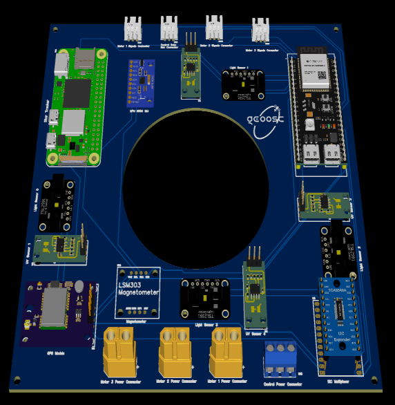 Power & sensor distribution PCB